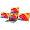 Lazmin112 Extender per Schermo per Laptop da 16 Pollici, Monitor Portatile FHD per Laptop da 12 a 18,5 Pollici, Display Quad Pieghevole con Supporto Posteriore Regolabile (Spina europea)