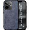 Kepuch Silklike Cover per Realme GT 7/ GT 7T - Custodia Case Piastra Metallica Incorporata - Blu