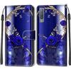 TOMYOU Cover per Samsung Galaxy A7 (2018), rosa blu | Antiurto Protettiva Portafoglio, Slot per Schede, Magnetica, Custodia in Pelle PU, Libro Flip,Funzione Stand