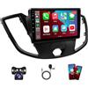 Aublinto Android 13 Autoradio per Ford Transit Custom 2013-2019 con Wireless Carplay,Radio con 9 Pollici Touchscreen,GPS Bluetooth FM/AM SWC Fotocamera di Riserva,2+32G