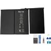 RUI XI RUIXI Batteria Compatibile per iPad 2 6500mAh A1395 A1396 A1397 A1316 Parte di Riparazione Capacità Originale Tablet Pad Batterie Bateria