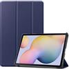 FanTing Cover per Samsung Galaxy Tab S7 Cover, Ultrasottile Custodia in Pelle PU, con Stand per Samsung Galaxy Tab S7 -Blu Scuro