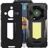 KJYFOANI Custodia per Ulefone Armor 33 (6.95), Nero Silicone Case Ultra Sottile Morbido TPU Anti-Graffio Antiurto Bumper Protettiva Cover per Ulefone Armor 33 - Nero