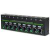 yomoe HA800 PRO Amplificatore per Cuffie A 8 Canali RGB Amplificatore Stereo Microamp Amplificatore per Mixer Musicale Amplificatore Audio di Registrazione (UE)