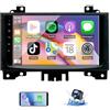 Aublinto Android Autoradio per Mercedes-Benz Sprinter 2006-2017 con Wireless CarPlay,9 Pollici Touchscreen,GPS 2+32G Bluetooth FM/AM SWC Fotocamera di Riserva