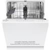 Candy Lavastoviglie da Incasso 60 cm, 13 Coperti, 5 Programmi, Mezzo Carico, Partenza Ritardata 3-6-9h, Ciclo Rapido 49 Minuti, Classe Energetica E, 53 dBCI 3E53E0W