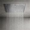 OGOMONDO Soffione doccia a soffitto in acciaio inox quadrato 300x300 mm spessore 2mm