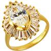 Ivy Gems-Pendente in argento Sterling, placcato in oro, con Marquise con Zirconia cubica
