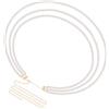 Linkidea Cintura a catena per taglie forti da donna, catene in vita con perle bianche a 3 strati, catena per il corpo extra large, catena regolabile da 85 a 150 cm