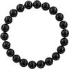 Ouubuuy Bracciale Ametista Perline Pietra Cristallo Naturale Uomo Donna 8mm Elastico Bracciale