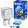 Moyu RS3M V5 2023 Ball Core UV Coated 3x3 Speed Cube with Robot Shape Display Box, 3x3 Puzzle Cube Stickerless RS3M V5 MagLev Master Speedcube (MagLev+Ball-Core Magic Clothes) Gift for Speed Cuber