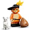 BRICK Flip LEGO Shrek, serie di mini personaggi di gatto, personaggio singolo | Shrek LEGO 71053 - Personaggio singolo LEGO da collezione, Puss in Boots