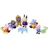 Peppa Pig Hasbro, Playset Il Gruppo di Gioco di Peppa, Set di Giocattoli per Bambini e Bambine dai 3 Anni in su, Ottima Idea Regalo, Include 5 Action Figure e 6 Accessori