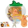 Giochi Preziosi - Masha e Orso: Maiale e Lepre Set Personaggi da 7 cm, Confezione Trasportabile con Sticker, Personaggi Originali del Cartone Animato Masha e Orso, Per Bambini da 3 Anni in Su