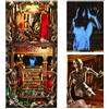 ETKVR Book Nook per Adulti, Casa Bambole in Miniatura, Puzzle 3D Booknook | con luce LED e schermo e scatola musicale, kit diorama per decorazione libreria,La casa infestata