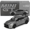 Truescale Miniatures Mini GT MGT01089-R - Nissa. GTR (R35) CRS Version Dark Metal Gray 2013 - scala 1/64 - modellino auto