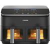 Cosori double airfryer 8,5l black schwarz caf-r901-aeu cafr901aeu (caf-r901-aeu)