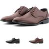 Hitmars Scarpe Eleganti Uomo Artificiale Pelle EU39-EU47 Nero Marrone | Stringate, Formale, Vintage, Eleganti, Comode, Classiche, Matrimonio, Lavoro