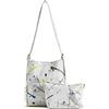 Desigual Bag, Borsa Splat_BUTÁN W 2004 Silver Donna, Nero, Taglia Unica