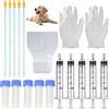 LuXianYS 5 Set Kit per L'Allevamento Canino, Forniture di l'Allevamento Canino Kit, Kit per Inseminazione Artificiale per Animali Domestici Inseminazione Artificiale per Animali Di Piccola e Media Taglia