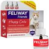 FELIWAY Friends 3x30 Giorni Ricariche Calmanti per Gatti per Diffusore di Feromoni, 48 ml - Aiuta a creare armonia e a ridurre i conflitti nelle case con più gatti. Raccomandato dai veterinari