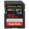 SanDisk Extreme PRO 512GB SDHC Memory Card 200MB/s 140MB/s UHS-I Class 10 U3 V30 - SDSDXXD-512G-GN4IN