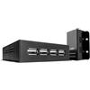Lindy 42681 moltiplicatore di rete Ricevitore e trasmettitore di rete Nero, Estensione USB - 42681