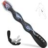 SuperLove E-Stim Anal Beads Vibrator Black