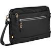 camel active Borsa a Tracolla unisex Explore, Nero, 35x6,5x26