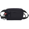 Hedgren JUN Waistbag - Versatile borsa a tracolla in materiale riciclato, impermeabile, 1,3 l, nero, borsa da viaggio urbana unisex, Blu Vulcaniano, One Size, Moderno casual urbano con un look
