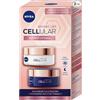 NIVEA Confezione da 2 x Cellular Expert Lift Crema Antirughe Giorno e Notte SPF 30, 2 x 50 ml
