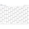STAEDTLER Lumocolor 641 Pianificatore annuale da muro A1 2026 - 14 mesi | Calendario lavagna cancellabile a secco con pennarello correggibile - superficie robusta - Art.-Nr. 641 YP-1DE