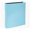 Exacompta - 54568E - 1 Raccoglitore Foderato Cartoncino Lucido Aquarel - 2 Anelli a D 25 mm - Dorso 40 mm - F.to e sterno 30x31.5 cm per A4 Maxi - Colore Azzurro
