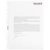 Falken - Buste trasparenti perforate standard - trasparente (100 pezzi) A4 transparent glasklar