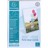Exacompta - Rif. 84058D - 1 Portello visivo A4 inclinato verticale o orizzontale - Dimensioni 210 x 297 mm - PMMA (acrilico) menu per ristoranti, hotel, conferenze e ricevimenti - Colore Cristallo