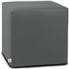 ARKETICOM Dado Pouf Poggiapiedi CUBO Ecopelle Sfoderabile Puff Grigio 42 cm