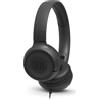 JBL Cuffie JBL JBLT500BLK Tune 500 con microfono Nero