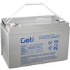 Geti Batteria al piombo da 12V 100Ah GETI per motori elettrici