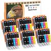 Merkloos 30 cartucce di inchiostro compatibili per stampanti Canon