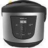 NEWLUX-Robot da Cucina Multifunzione 5L Mod.NEWCOOK con Vasca Antiaderente, Programmabile 24H, 9 Funzioni e 8 Menu Automatici. Mantiene caldo 24 ore | Nero
