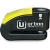 URBAN 999 Blocca Disco per Moto Senza/Con Allarme Hi-Tech 120dB, Antifurto Moto Omologato SRA Massima Sicurezza, Warning Sensibilità A+, Acciaio Carbono, Lucchetto Bloccadisco Doppio Bloccaggio 14mm