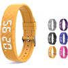 JJZENKD Orologio da polso con vibrazione, con 8 allarmi, sveglia silenziosa | Orologio a vibrazione silenzioso con 8 allarmi, timer e funzione di promemoria per medicinali, bere, scuola e vita quotidiana