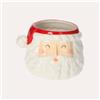 KeyHome Store Schiaccianoci Natalizio a Forma di Babbo Natale in Ceramica