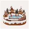 KeyHome Store Giostrina Natalizia con Laghetto H.18x32x26 cm
