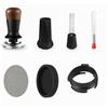 5 Pezzi Set Pressino e WDT Professionale Tamper Caffè Ergonomico per Cucina