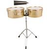 Timbales con Campanaccio Regolabile Timbales con Supporto Cromato per Batteristi
