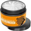 Generisch Crema per capelli ricci, crema idratante per lo styling, con olio di ricino nero, controllo l'effetto , tenuta forte, per capelli ricci ondulati, idratazione, definizione, anti-rottura, 7,1 cm