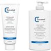 Generico Trattamento Completo Ceramol Pelle Atopica e Secca, Olio Detergente Viso-Corpo 400ml + Crema Emolliente Ristrutturante Barriera 400ml