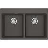 FRANKE Lavello incasso MRG 620-34-34 FTL fragranite grigio ardesia 2 vasche Centro Franke
