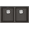 FRANKE Lavello sottotop MRG 120-35-35 fragranite grigio ardesia 2 vasche Maris Franke